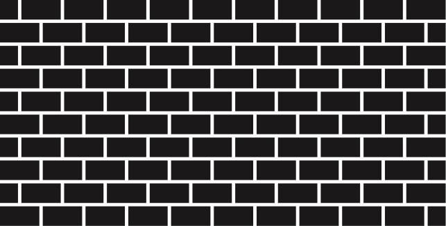 Black concrete wall icon