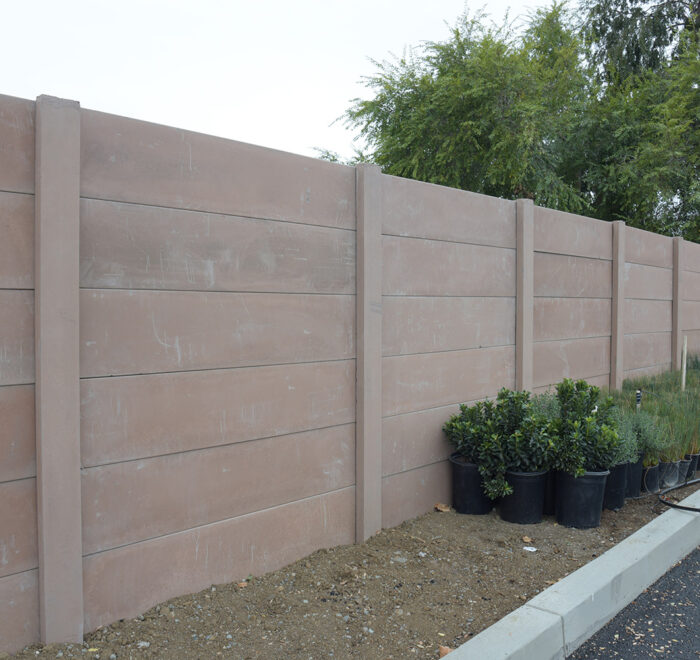 Brown smooth stone precast concrete wall products