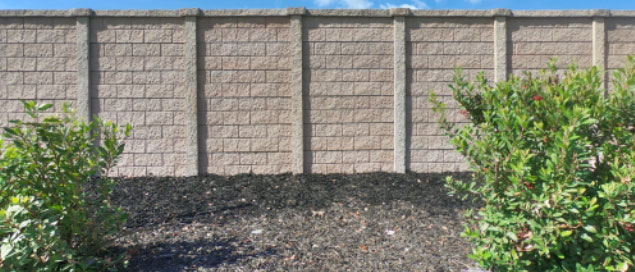 Blockcrete precast concrete wall
