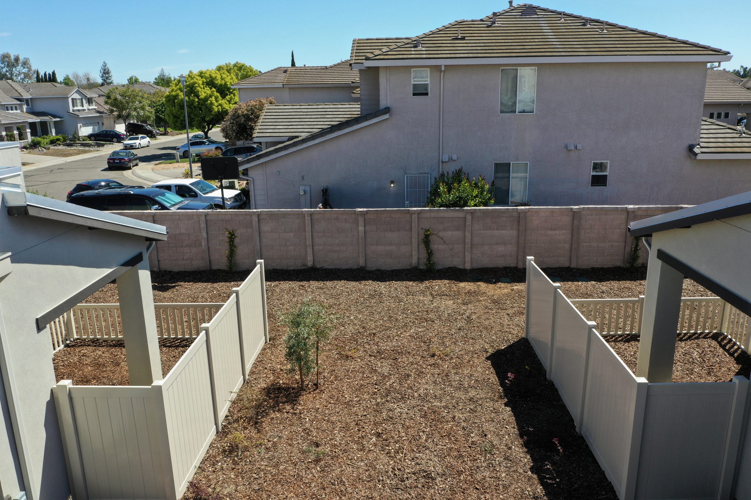 residential precast concrete fence in california