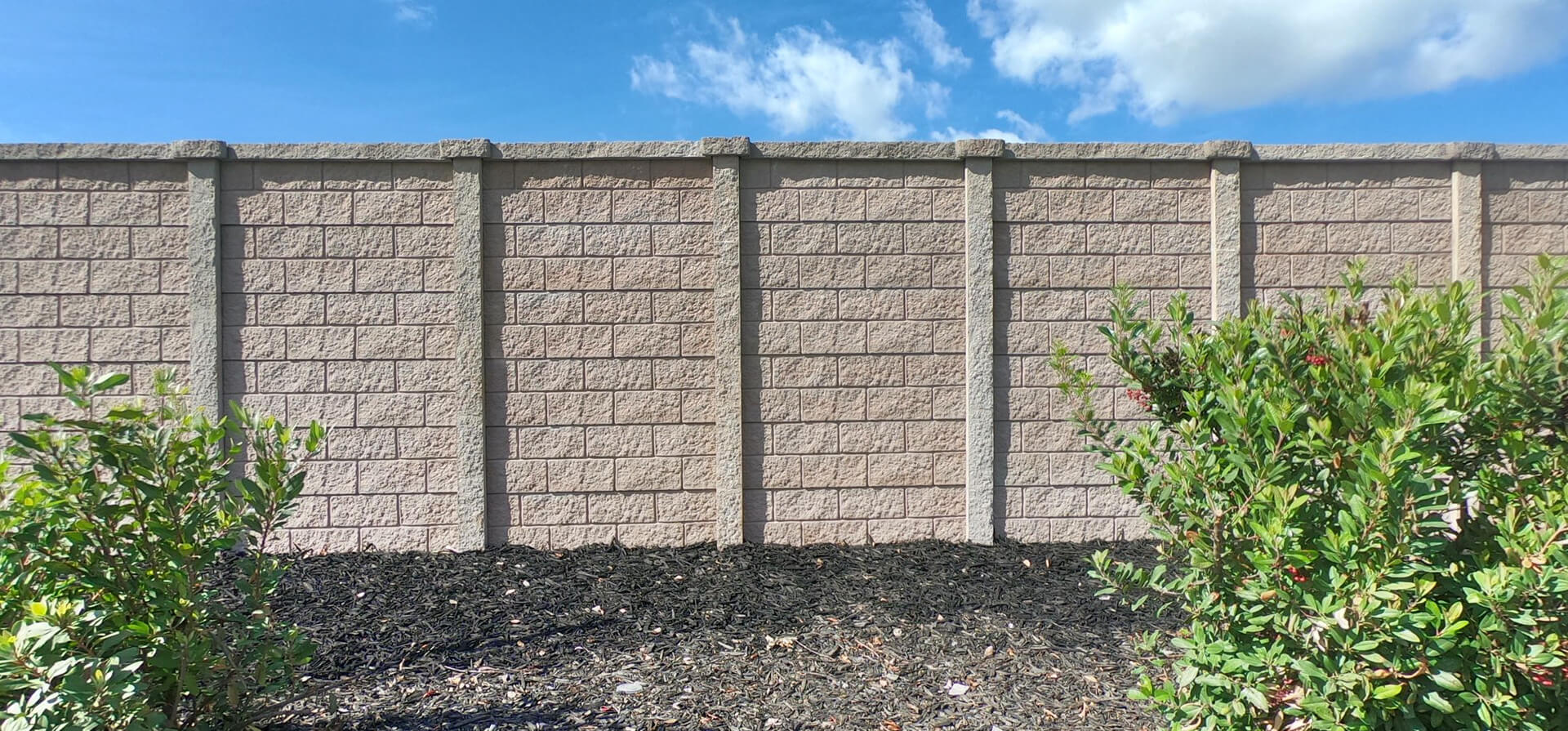 Blockcrete Wall Fence
